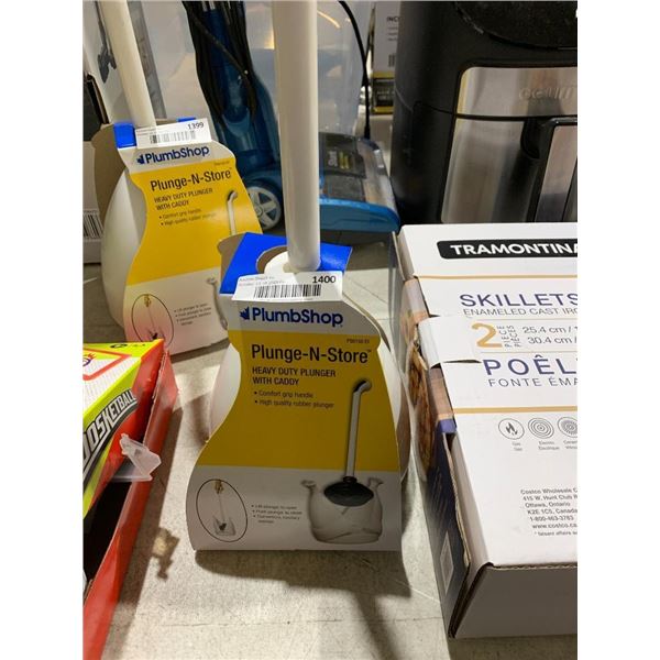 PlumbShop Plunge-N-Store Plunger
