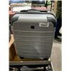 Image 1 : Swiss Hardshell Grey Suitcase On Casters with Retractable Handle
