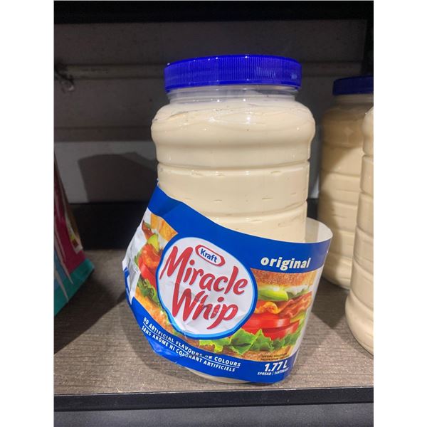 Kraft Miracle Whip - Lot of 2 x 1.77L