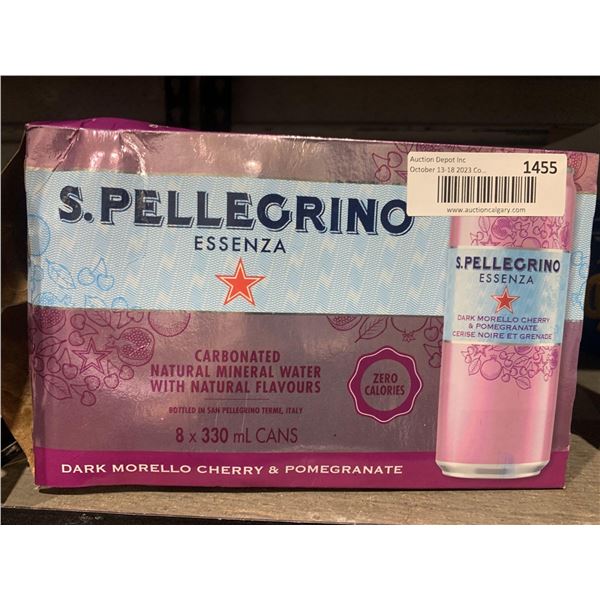 S.Pellegrino Essenza Carbonated Natural Mineral - 8 x 330mL