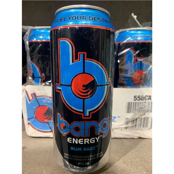 bang Energy Blue Razz - Lot of 12 x 473mL