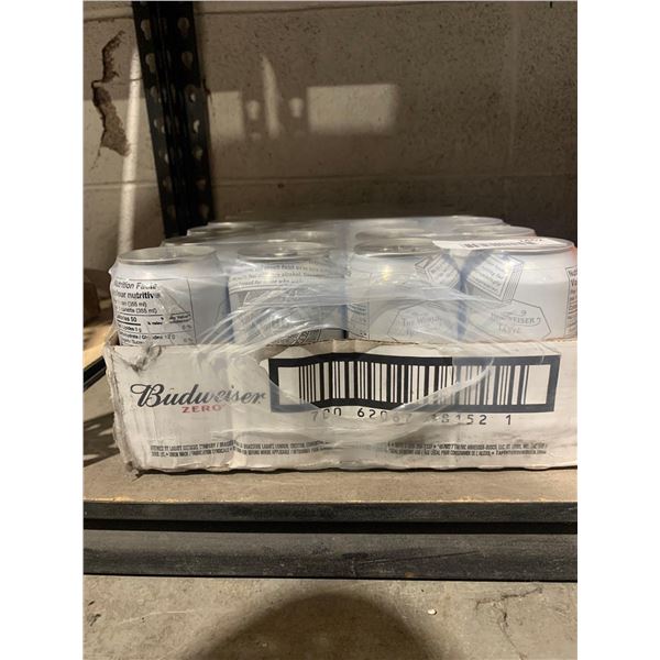 Budweiser Zero Non-Alcoholic Beer - Lot of 24 x 310ml