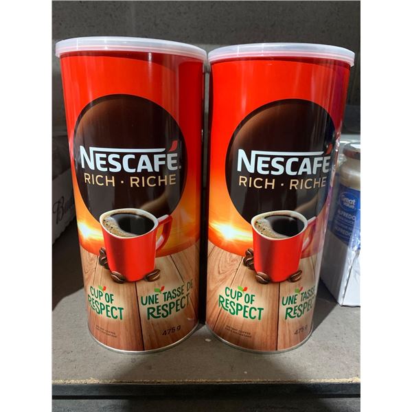Nescafe Rich Instant Coffee - Lot of 2 x 475g