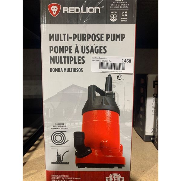 RedLion Multi-Purpose 1/4 HP Pump