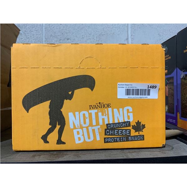 Ivanhoe Nothing But Crunchy Cheese Protein Snack - Lot of 12 x 60g