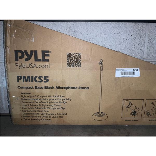 Pyle Compact Base Microphone Stand