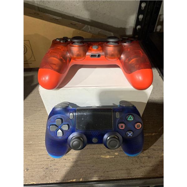 Playstation 4 Replacement Controllers - Red and Blue