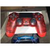 Image 3 : Playstation 4 Replacement Controllers - Red and Blue