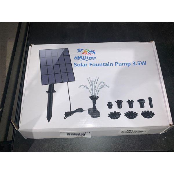 AMZtime Solar Fountain Pump 3.5W