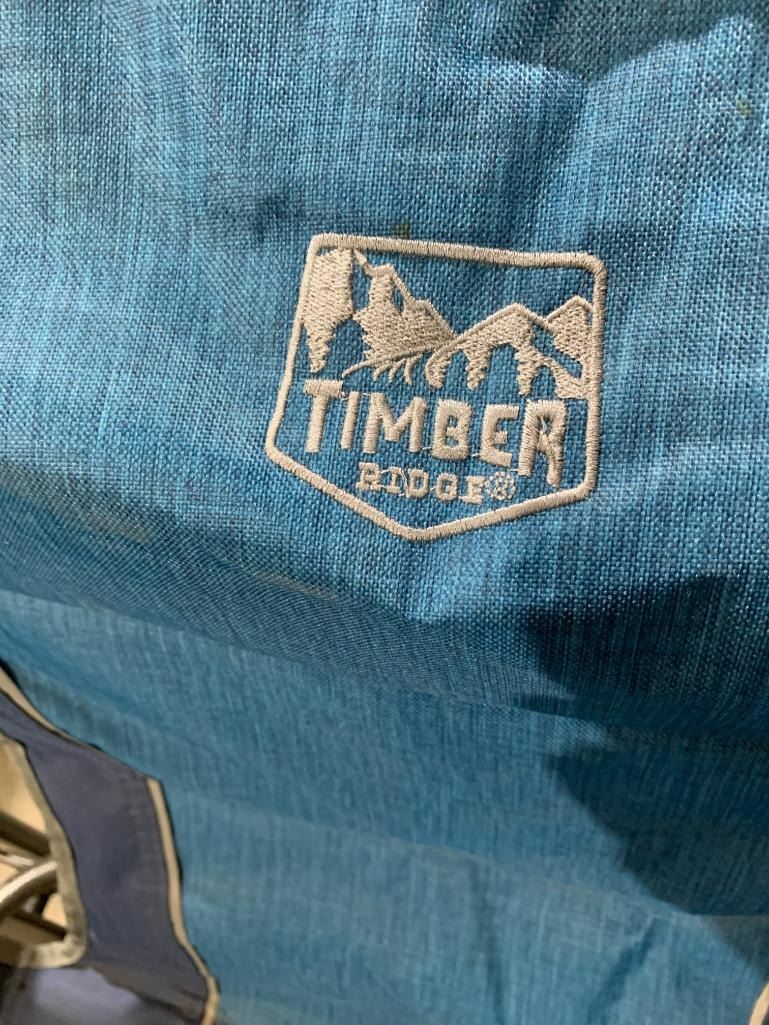 Timber Ridge Outdoor Folding Directors Chair with Side Table