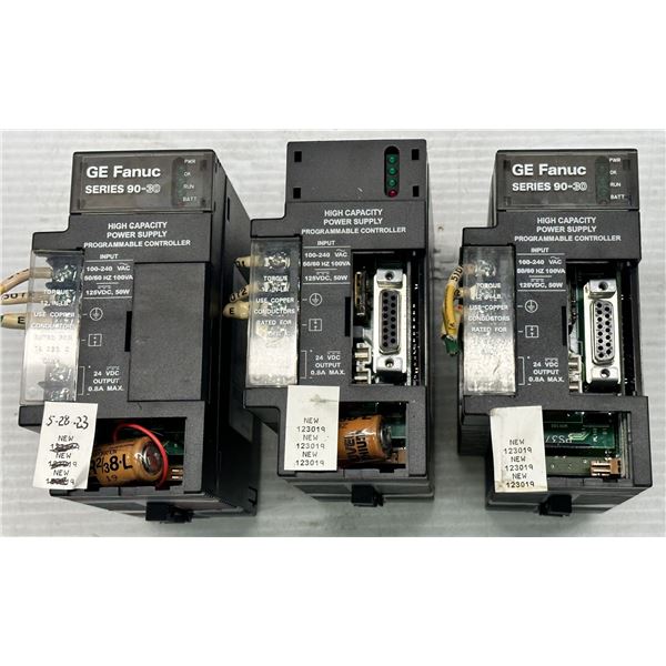 (3) GE Fanuc #IC693PWR330H Power Supplies