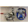 Image 2 : STEEL CABEL COME ALONG W/ MANUAL, WINCH, AND SET OF NEW NAVIGATOR TIRE CHAINS