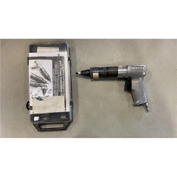 ARO RIVET NUT SETTER AS NEW WORKING W/ INSTRUCTIONS, ACCESSORIES, NUTS, ETC