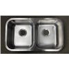 Image 1 : NEW ACRITECH DOUBLE STAINLESS UNDERMOUNT SINK