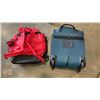 Image 2 : PARTIAL RED CROSS SAFETY KIT AND SAMSONITE CARRY ON SUITCASE IN GOOD CONDITION