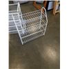 Image 2 : 2 WHITE WIRE STORAGE RACKS