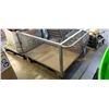 Image 1 : METAL CART 30"W X 48"LONG (54" INCLUDING HANDLE) X 33" H