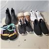 Image 1 : LOT OF SIZE 10 FOOTWEAR INCLUDING ADIDAS SHOES, WOOL LINED NUKNUUK SLIPPERS, HURLEY FLOPS, PUMA SHOE