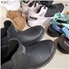 Image 8 : LOT OF SIZE 10 FOOTWEAR INCLUDING ADIDAS SHOES, WOOL LINED NUKNUUK SLIPPERS, HURLEY FLOPS, PUMA SHOE