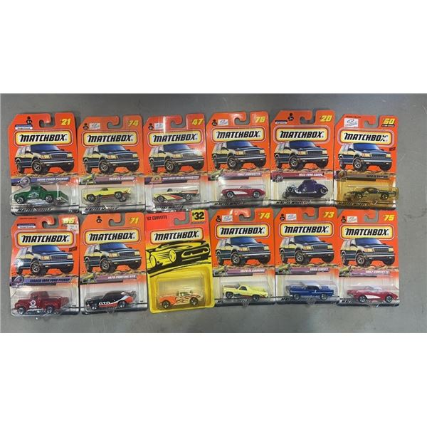 12 VINTAGE SEALED MATCHBOX CARS