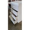 Image 3 : WHITE 4 DRAWER DRESSER