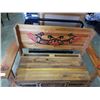 Image 3 : HANDMADE NATIVE ART WOOD BENCH