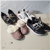 Image 1 : LOT OF SIZE 11 FOOTWEAR INCLUDING ADIDAS SHOES, WOOL LINED NUKNUUK SLIPPERS AND CHAMPION SHOES