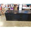 Image 2 : LARGE BLACK ENTERTAINMENT CABINET - HEAVY