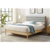 Image 1 : AS NEW LINON CAMILLE LIGHT WOOD QUEENSIZE BED FRAME - RETAIL $559