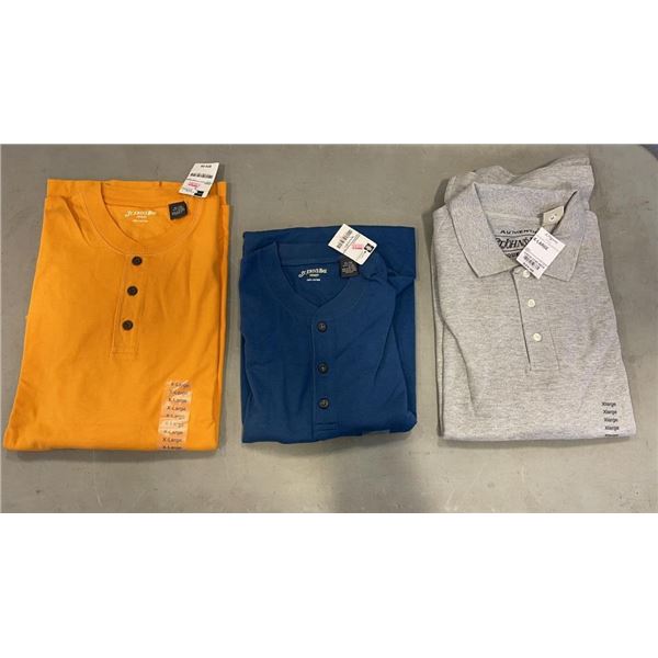 3 NEW W/ TAGS  ST JOHNSON POLO SHIRTS - SIZE X-LARGE