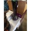 Image 8 : 24INCH HALLOWEEN DISPLAY AND ART GLASS VASE W/ ARTIFICIAL FLOWERS