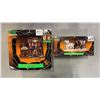 Image 1 : LEMAX SPOOKY TOWN DRAGONS BREATH COSTUME SHOP AND UNDERTAKERS CARRIAGE