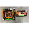 Image 1 : LEMAX SPOOKY TOWN DRAGONS BREATH COSTUME SHOP AND UNDERTAKERS CARRIAGE