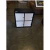 Image 1 : 4 DOOR BLACK IKEA SQUARE CUBBY