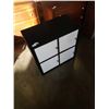 Image 2 : 4 DOOR BLACK IKEA SQUARE CUBBY