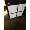 Image 3 : 4 DOOR BLACK IKEA SQUARE CUBBY