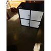 Image 3 : 4 DOOR BLACK IKEA SQUARE CUBBY