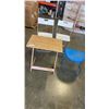 Image 1 : 2 SMALL TABLES AND 2 FOLDING CHAIRS