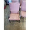 Image 2 : SET OF 4 STACKING PATIO CHAIRS W/ CUSHIONS