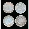 FRANCE 5 Francs 1835-1868. A Lot of 4 Silver Type Coins Fine