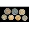 FRANCE 1872-1897. A Lot of 7 Mixed Centimes Very Good-Unc