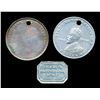 Image 2 : GREAT BRITAIN 1900-1936. A Lot of 2 Medals & 1 Church Token Very Fine-Unc