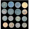 Image 2 : GREAT BRITAIN Token 1779-1813. A Lot of 16 Halfpenny Merchant's, Fine-Very Fine
