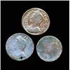 Image 2 : GREAT BRITAIN Farthings 1736-1737. A Pair of George II and One