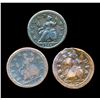 Image 1 : GREAT BRITAIN Half Penny 1718-1724. A Lot of 3 Coins Good-Very Fine