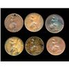 Image 2 : GREAT BRITAIN Half Penny 1853-1857. A Lot of 6 Coins Very Good-Very Fine