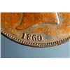 Image 3 : GREAT BRITAIN Penny 1860 over 1859 Error Coin Very Fine