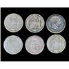Image 1 : GREAT BRITAIN Shilling 1820-1892. A Lot of 6 Coins