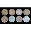 Image 1 : GREAT BRITAIN Half Crown 1840-1897. A Lot of 8 Victorian Coin Good-Fine+