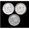 Image 2 : GREAT BRITAIN Half Crown 1902-1904. A Trio of Edward VII Coins